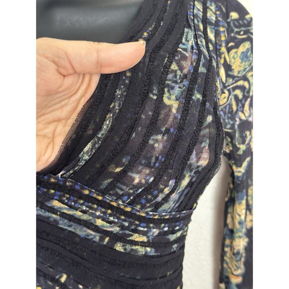 FUZZI Jean Paul Gaultier Mesh Bodycon Dress Whimsigoth Y2K, S - Picture 10 of 13